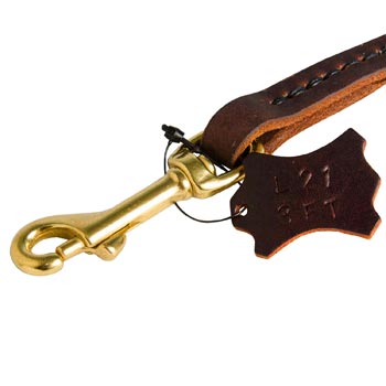 Rustproof Snap Hook for leather American Bulldog Leash