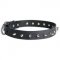 American Bulldog Leather Collar Spiked 30 mm