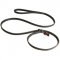 Leather American Bulldog Choke Collar and Leash Combo for Profssional Training and Walking