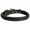 American Bulldog Braided Leather Collar 1 Inch
