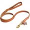 Walking and Training Leather American Bulldog Leash with Comfy Handle