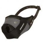 Protection Training American Bulldog Muzzle Made of Nylon and Leather