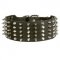 American Bulldog Leather Collar Spiked and Studded