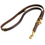 Multifunctional Leather American Bulldog Leash