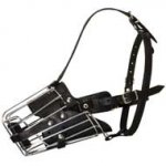 'No Mash' Basket Wire American Bulldog Muzzle Padded All Over