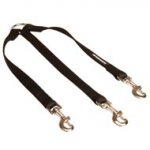 Triple Nylon American Bulldog Leash Coupler for Walking 3 Dogs at a Time