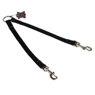 Nylon American Bulldog Leash Coupler Stitched