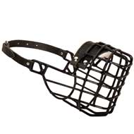 Frost-Resistant Wire Cage American Bulldog Muzzle with One Adjustable Strap