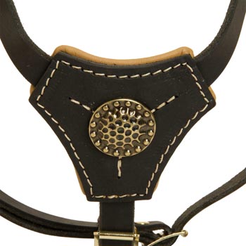 Leather American Bulldog Harness Fashion for Puppy