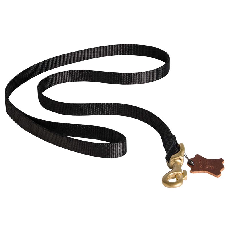 Nylon American Bulldog Leash for Walking, Training, Tracking and Police Work