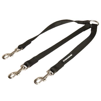 American Bulldog Nylon Coupler for 3 Dogs