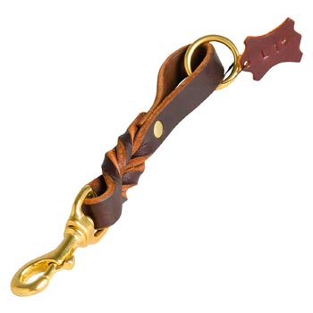 Leather Braided American Bulldog Pull Tab for Daily walking