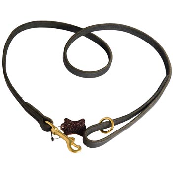 Strong Leather American Bulldog Leash Designer for Dog Walking