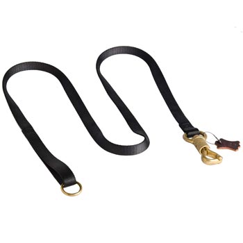 Dog Leash Nylon Meant for Police Work of American Bulldog