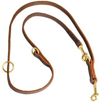 Multipurpose Leather American Bulldog Leash