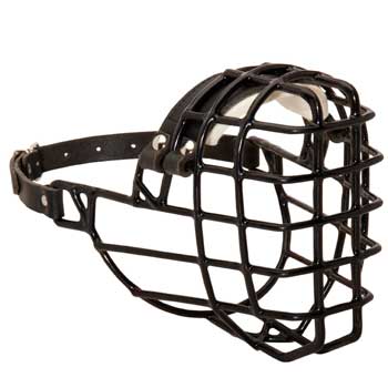 Wire Antifreeze American Bulldog Muzzle for Winter Training Walking